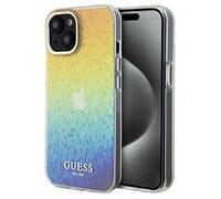 Étui Guess IML Faceted Mirror Disco pour iPhone 14, irisé
