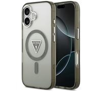 Etui Guess IML Gradient Triangle Logo MagSafe do iPhone 17 khaki