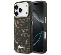 Étui Guess IML Script Metal MagSafe pour iPhone 17 Pro, motif tortue
