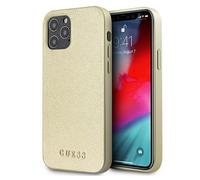 Étui Guess Iridescent pour iPhone 12 Pro Max, doré