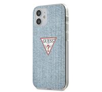 Étui Guess Jeans Collection pour iPhone 12 mini, bleu