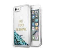Étui Guess Liquid Glitter Party pour iPhone 6/7/8/SE 2020, bleu