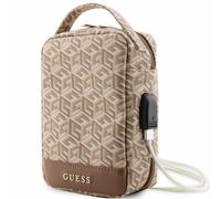 Étui Guess Organizer GCube Stripe marron pour MacBook