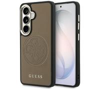 Étui Guess Perforated Logo MagSafe pour Samsung Galaxy S26, marron