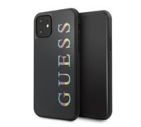 Étui Guess pour iPhone 11 noir Glitter Logo