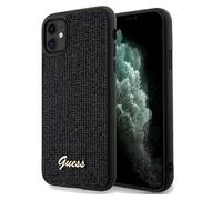 Étui Guess pour iPhone 11/XR Disco Metal Script noir