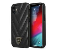 Étui Guess pour iPhone 12 mini 5.4 noir Collection V-Quilted