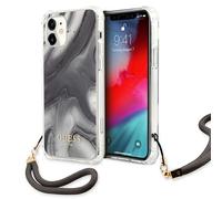 Étui Guess pour iPhone 12 mini, gris marbré