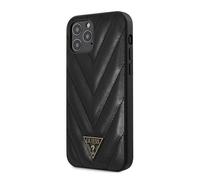 Étui Guess pour iPhone 12 Pro Max 6.7 noir Collection V-Quilted