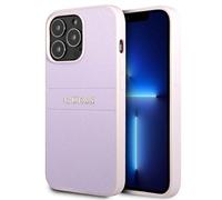 Étui Guess pour iPhone 13 Pro 6,1 pouces, Saffiano Hot Stamp, violet