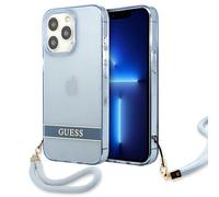 Étui Guess pour iPhone 13 Pro Translucent Step bleu