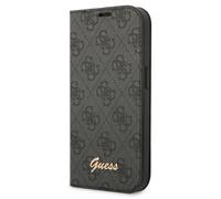 Étui Guess pour iPhone 14 Book 4G, noir vintage