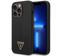 Étui Guess pour iPhone 14 Pro 6,1 noir étui rigide Silicone Triangle