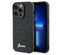 Étui Guess pour iPhone 14 Pro Disco Metal Script noir