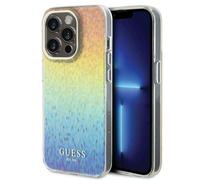 Étui Guess pour iPhone 15 Pro 6.1 multicolore étui rigide IML Faceted Mirror Disco Iridescent