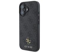 Étui Guess pour iPhone 16 6.1 noir étui rigide 4G Small Classic MagSafe