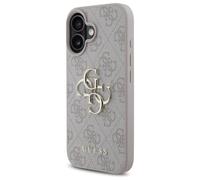 Guess Guess Coque 4G Metal Logo iPhone 16 Rose