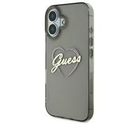 CG Mobile Coque rigide GUHCP16MHCHGSPK pour iPhone 16 Plus 6,7" Noir Motif cœur IML