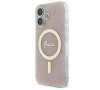 Étui Guess pour iPhone 16 Plus 6.7 rose étui rigide IML 4G MagSafe
