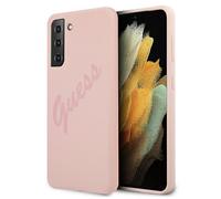 Étui Guess pour Samsung Galaxy S21+ rose Script Vintage