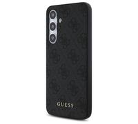 Étui Guess pour Samsung S24 FE S721 gris étui rigide 4G Metal Gold Logo