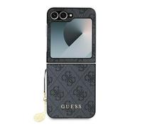 CG MOBILE Guess GUHCZF6GF4GGR Coque pour Z Flip6 F741 Noir 4G Charm