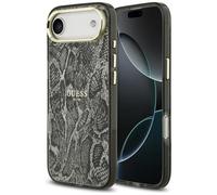 Etui Guess Python Pattern MagSafe do iPhone Air czarny