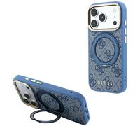 Étui Guess Ring Stand 360 4G pour iPhone 18 Pro Max / 17 Pro Max, bleu