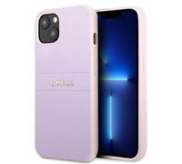 Étui Guess Saffiano Hot Stamp pour iPhone 13 mini violet