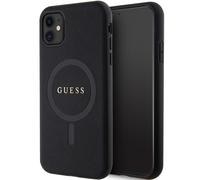 Étui Guess Saffiano MagSafe pour iPhone 11/XR, noir