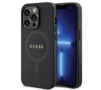 Étui Guess Saffiano MagSafe pour iPhone 14 Pro, noir