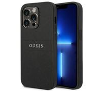 Étui Guess Saffiano Strap pour iPhone 14 Pro, noir