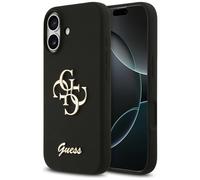 Etui Guess Silicone Big 4G Script do iPhone 17 czarny