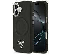 Etui Guess Triangle Logo MagSafe do iPhone 17 czarny