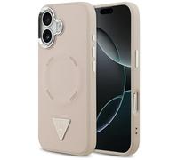 Étui Guess Triangle Logo MagSafe pour iPhone 17 rose