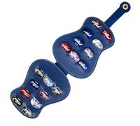 Étui Guitar Pick, Support Pick en Forme de Guitare | Rangement Vintage Guitar Pick, Étui élégant pour Guitare Baleine en Cuir Grande Capacité et 18 Places, pour Musiciens Guitaristes