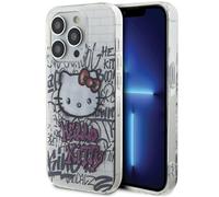 Hello Kitty IML Kitty On Bricks Graffiti Case, Blanc - iPhone 14 Pro Max