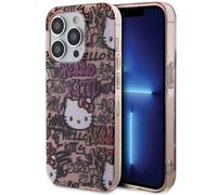 Étui Hello Kitty IML Tags Graffiti pour iPhone 13 Pro, rose