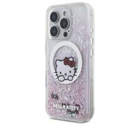 CG Mobile Coque Hello Kitty iPhone 16 Pro Effet scintillant, MagSafe, Protection chocs