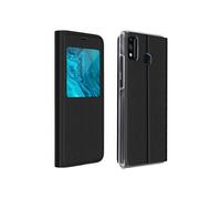 Étui Honor 9X Lite Fenêtre d'Affichage Clapet Folio Ultra-fin noir