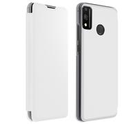 Étui Honor 9X Lite Portefeuille Clapet Porte-carte Blanc