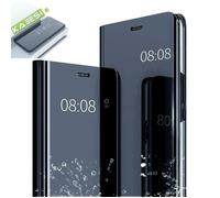 Etui Housse Coque KAEESI®Pour Honor View 20 - View Fenêtre Miroir - Stand Cover-Noir