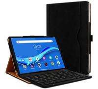 Étui Housse de Protection et Mode Support Horizontal Couleur Noir avec Clavier Français Azerty Connection Bluetooth pour Lenovo Tab M10 FHD Plus 10.3" (2e Gen-2020) TB-X606F/X606X
