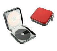 Etui housse de protection portable pour 40 disques CD/DVD - Rouge G