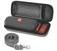 Étui & Housse pour JBL Flip 6/5 - Pochette de Protection pour JBL Flip Essential 2, Accessoire étanche, Pratique, Gris