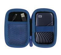 Étui Housse pour WD My Passport SSD Disque SSD Externe par Aenllosi (blu)