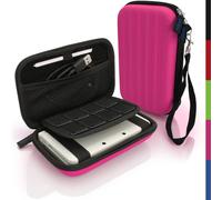 iGadgitz U3612 - EVA Étui Housse Pochette Rigide Compatible avec Nintendo 3DS XL & 2DS XL 2017 - Rose