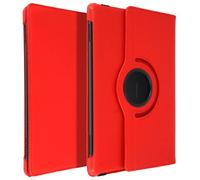 Housse Tablette Avizar Etui pour Huawei Mediapad T5 10'' Housse Intégrale Support Rotatif 360° Rouge