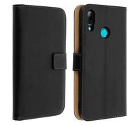 Housse Huawei P Smart 2019 et Honor 10 Lite Cuir Support Vidéo Porte-carte Noir
