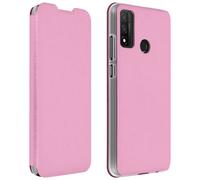 Étui Huawei P smart 2020 Portefeuille Clapet Porte-carte Rose